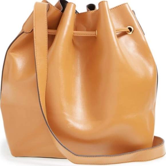 NEW Sole Society 'Nevin' Vegan Leather Bucket - Picture 3 of 8